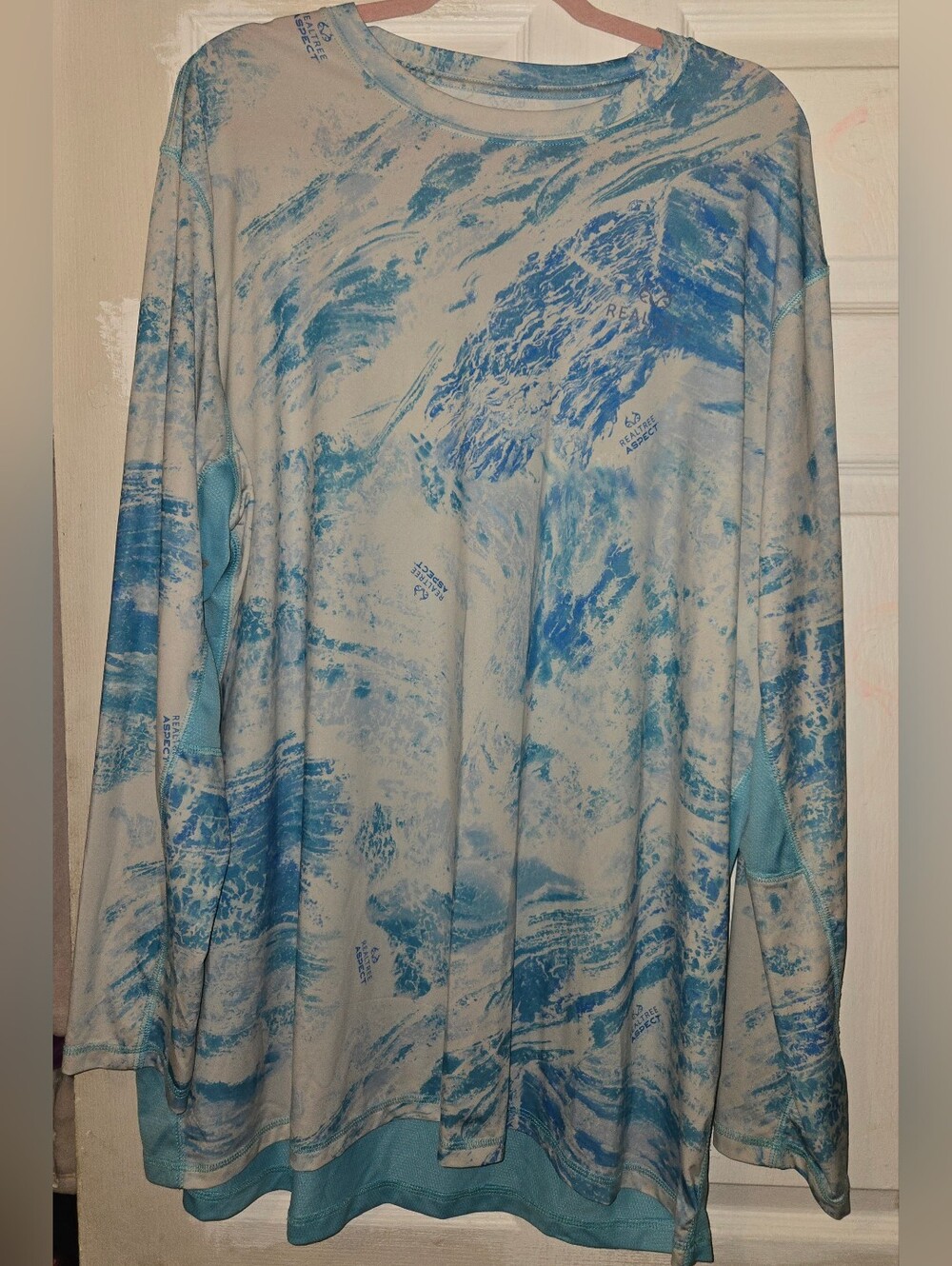 Realtree Fishing White Long Sleeve Sz 3XL